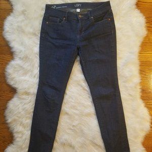 Loft 6P Modern Skinny Jean Dark Wash